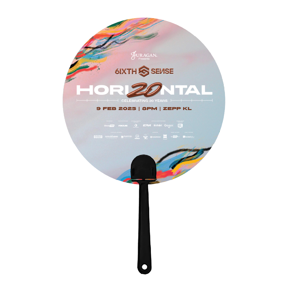 6IXTH SENSE HORI20NTAL HAND FAN