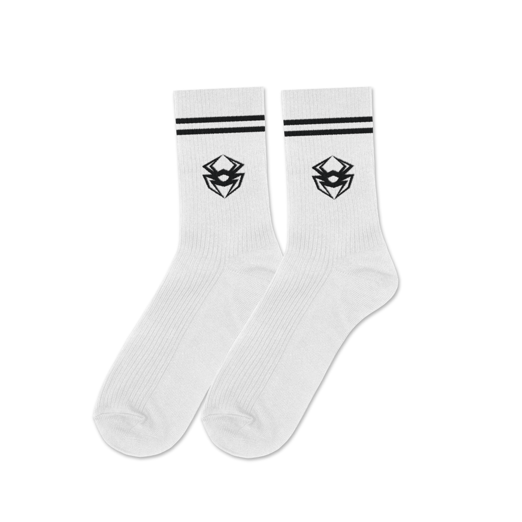 SPIDER SOCKS (BASIC WHITE)