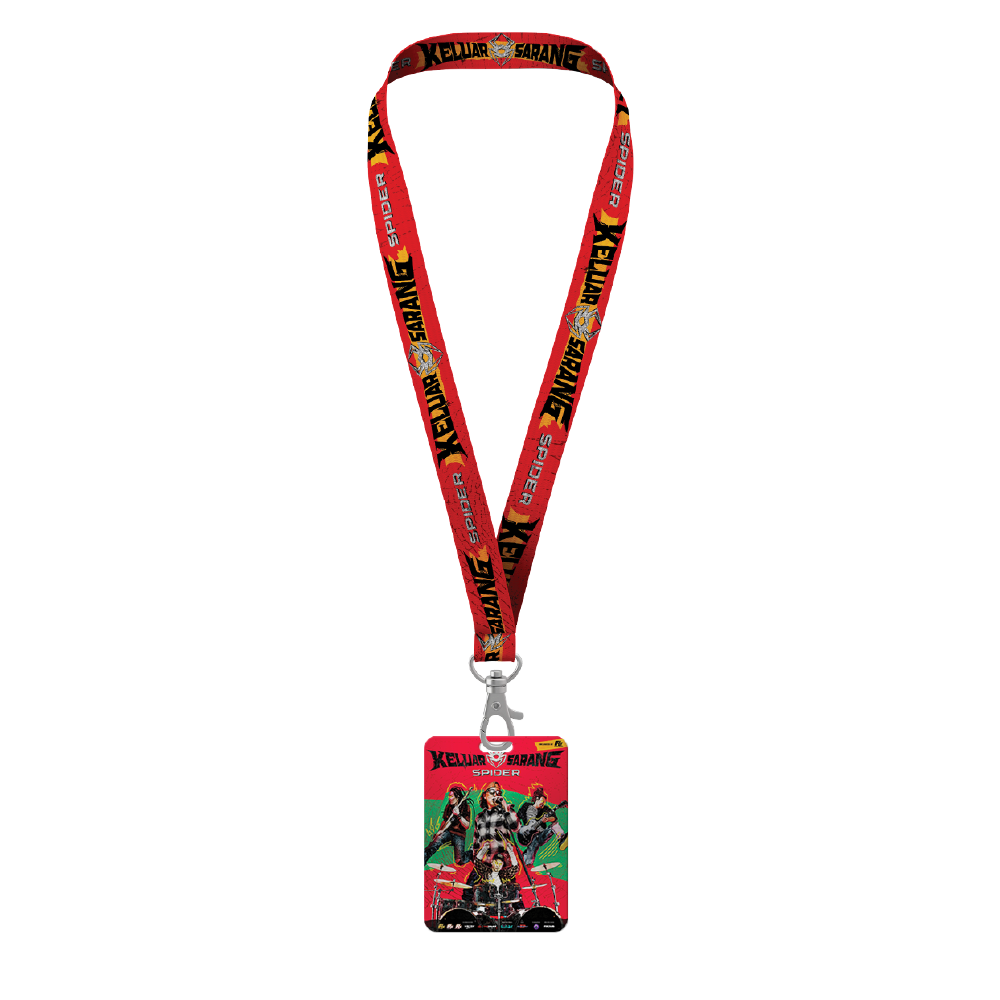 SPIDER KELUAR SARANG LANYARD & TAG